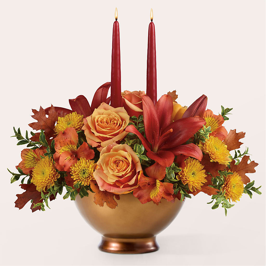 Harvest Table Centerpiece – Diamond Flower Shop, Reading PA