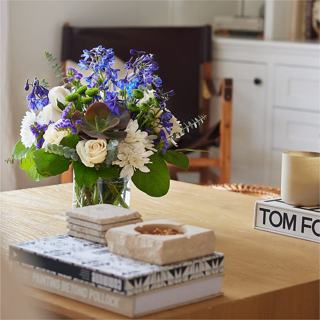 Cerulean Waves Bouquet – Diamond Flower Shop, Reading PA