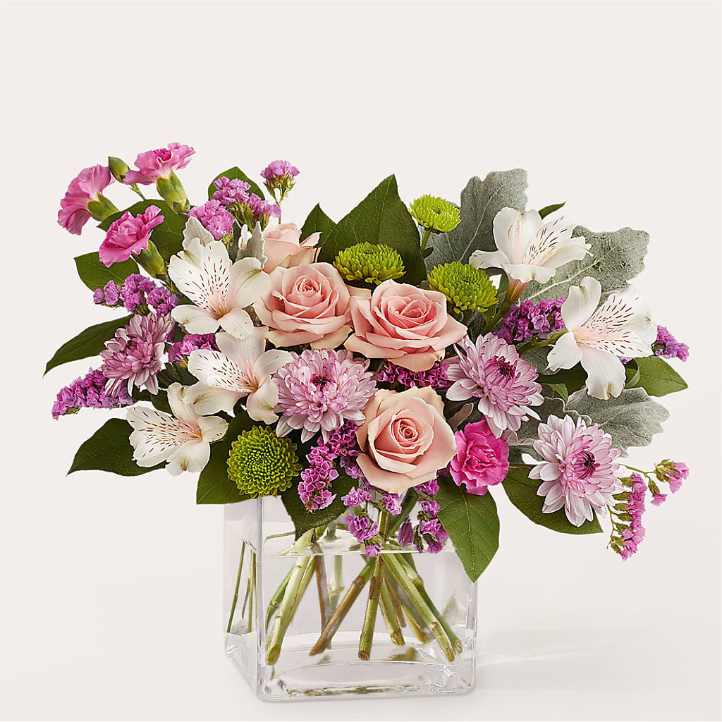Pink Suede Bouquet – Diamond Flower Shop, Reading PA
