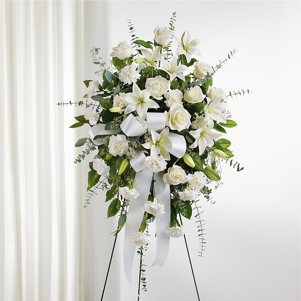 With Care Standing Spray – Diamond Flower Shop, Reading PA