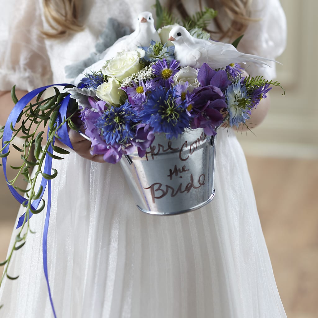 Enchantment Flower Girl Arrangement – Diamond Flower Shop, Reading PA