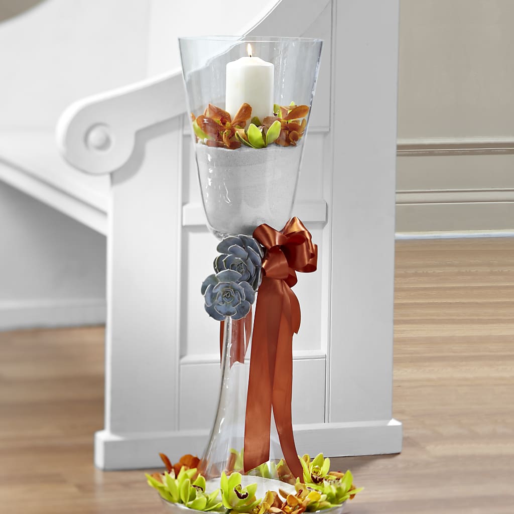 Matrimony Pew Decor – Diamond Flower Shop, Reading PA