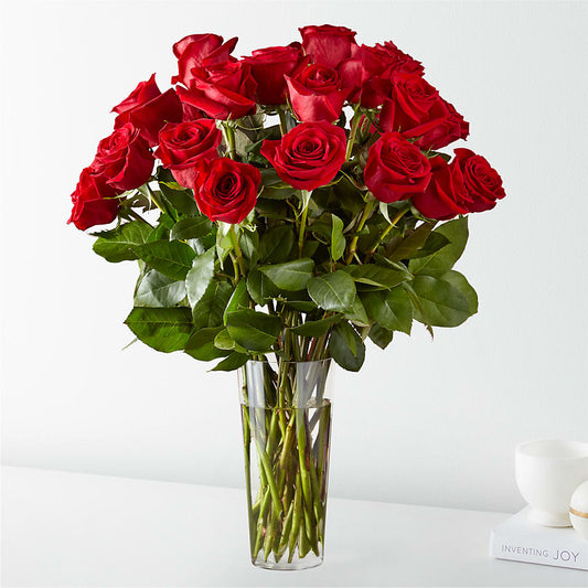 Long Stem Red Rose Bouquet –  Diamond Flower Shop, Reading PA