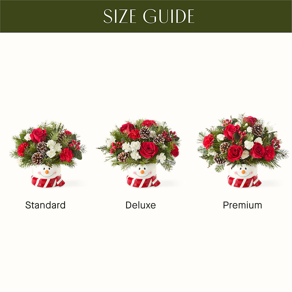 Jolly Snowman Bouquet –  Diamond Flower Shop, Reading PA