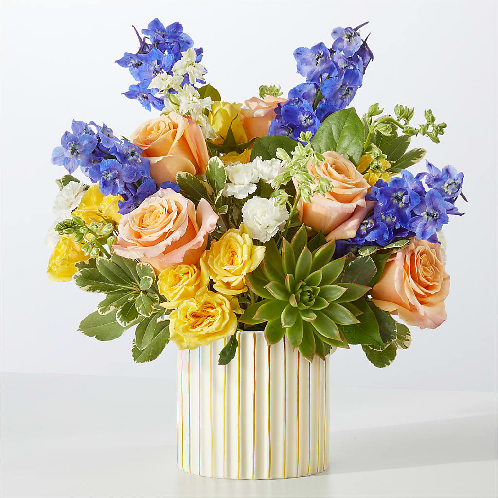 Cobalt Reverie Bouquet –  Diamond Flower Shop, Reading PA