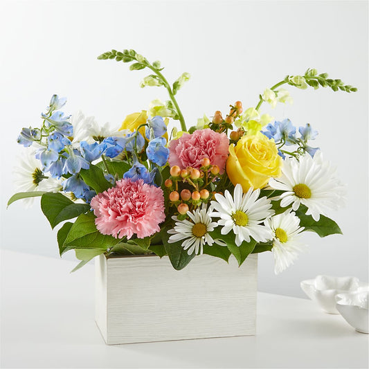 Sun Salutation Box Bouquet –  Diamond Flower Shop, Reading PA