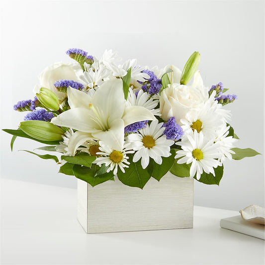 Beyond Blue Box Bouquet –  Diamond Flower Shop, Reading PA
