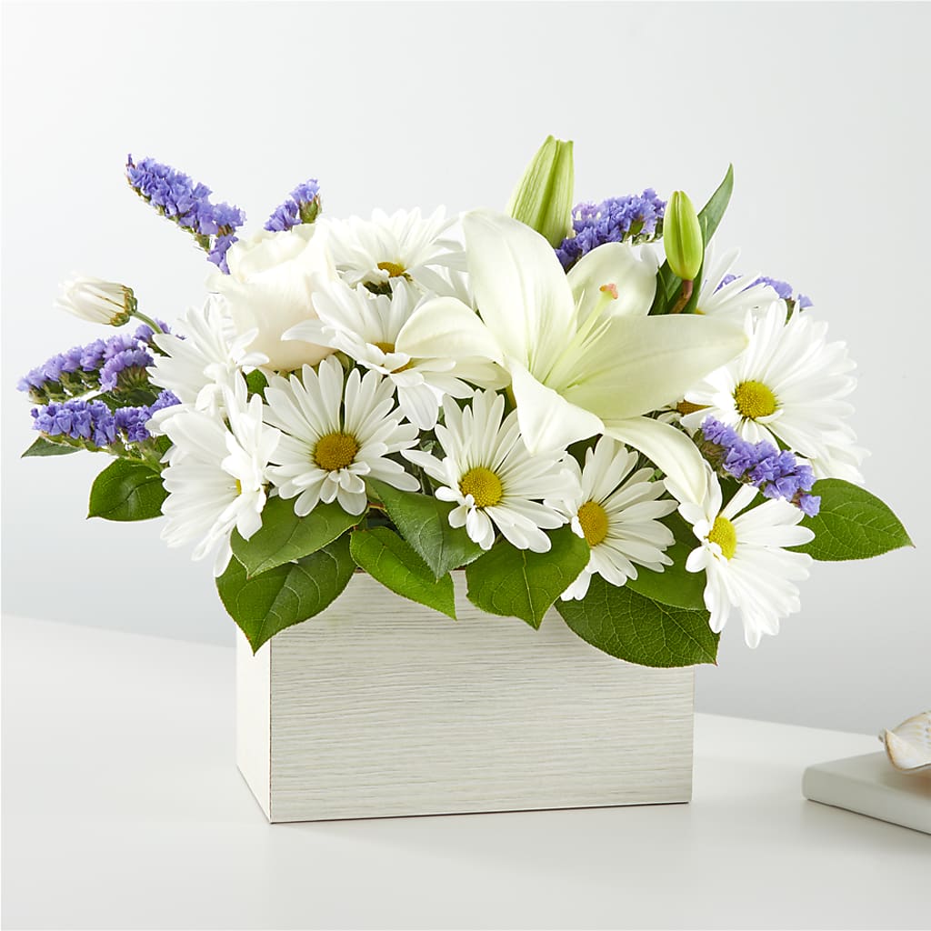 Beyond Blue Box Bouquet –  Diamond Flower Shop, Reading PA