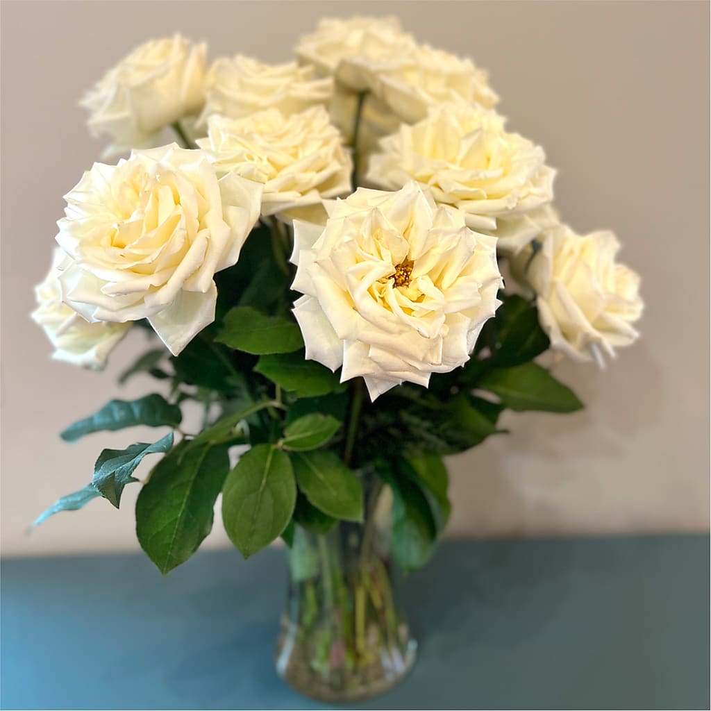 Long Stem Yellow Rose Bouquet –  Diamond Flower Shop, Reading PA