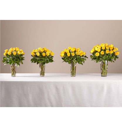 Long Stem Yellow Rose Bouquet –  Diamond Flower Shop, Reading PA