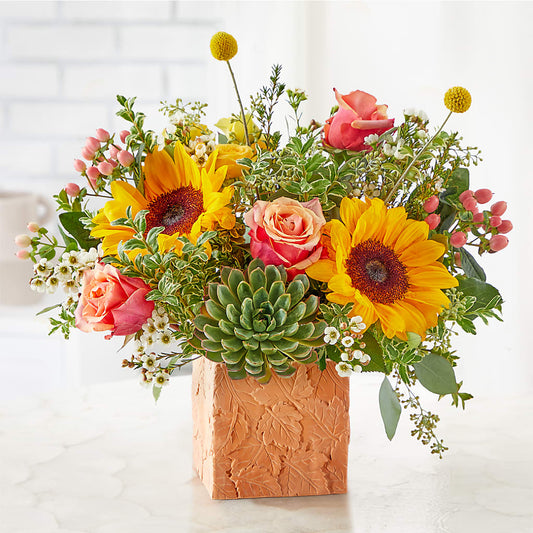 Sunflower Season Bouquet –  Diamond Flower Shop, Reading PA