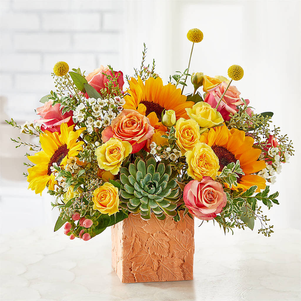 Sunflower Season Bouquet –  Diamond Flower Shop, Reading PA