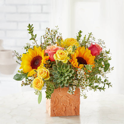 Sunflower Season Bouquet –  Diamond Flower Shop, Reading PA