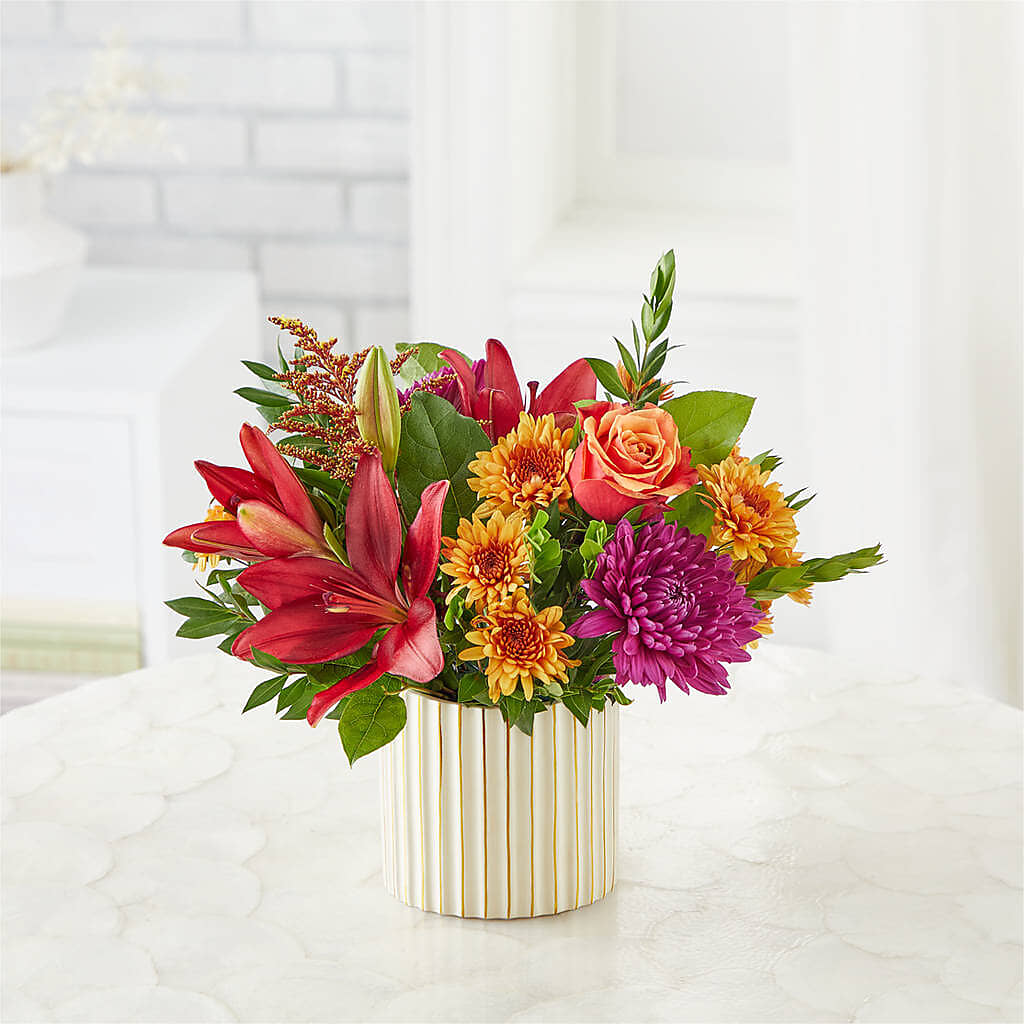 Burgundy Landscape Bouquet –  Diamond Flower Shop, Reading PA