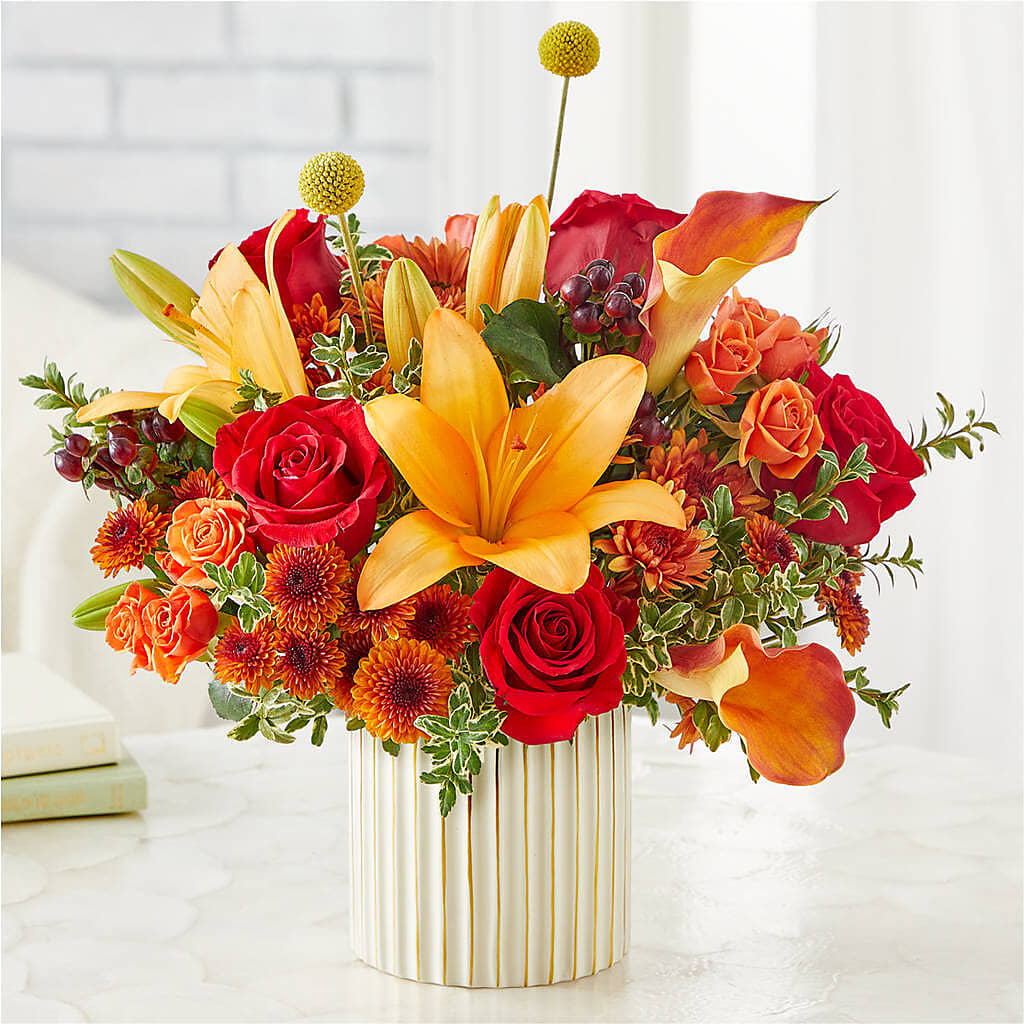 Scarlet Skies Bouquet –  Diamond Flower Shop, Reading PA