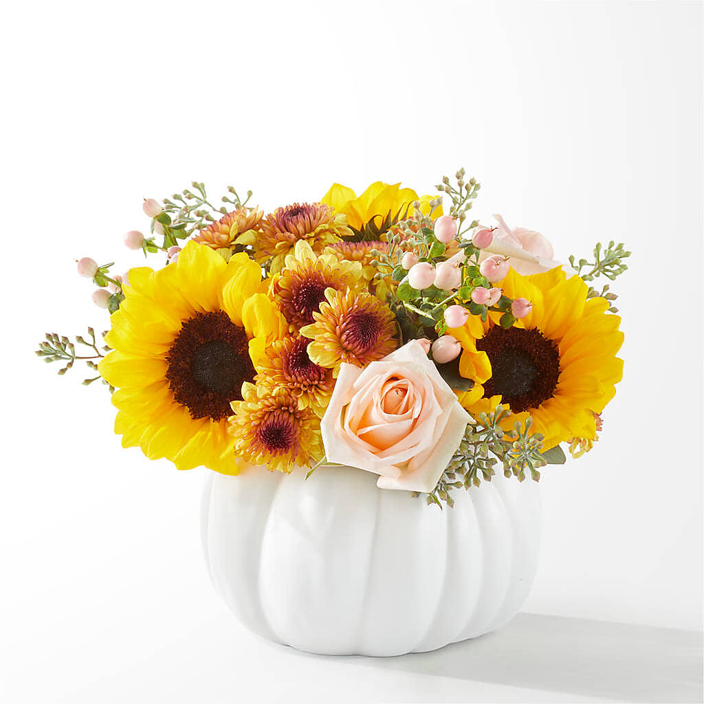 Pumpkin to Talk About Bouquet –  Diamond Flower Shop, Reading PA