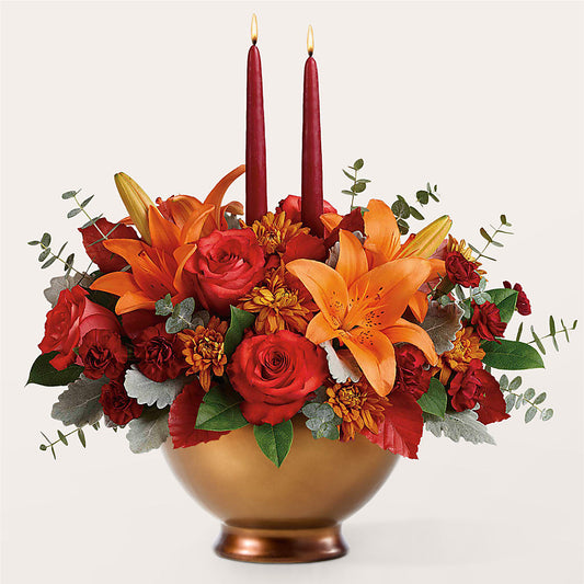 Fruits of Fall Centerpiece –  Diamond Flower Shop, Reading PA