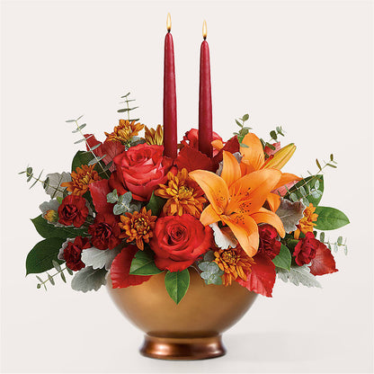 Fruits of Fall Centerpiece –  Diamond Flower Shop, Reading PA