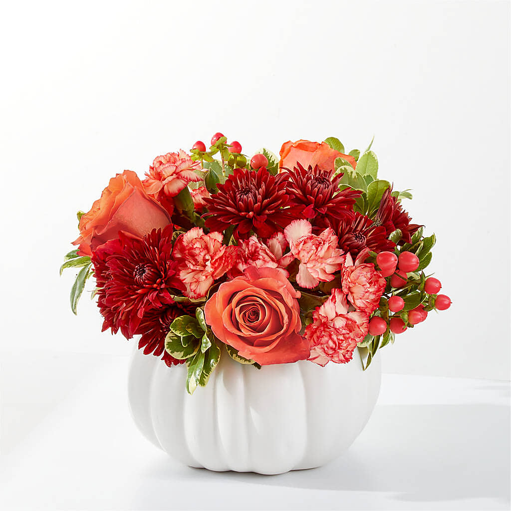 Autumn Air Pumpkin Bouquet –  Diamond Flower Shop, Reading PA