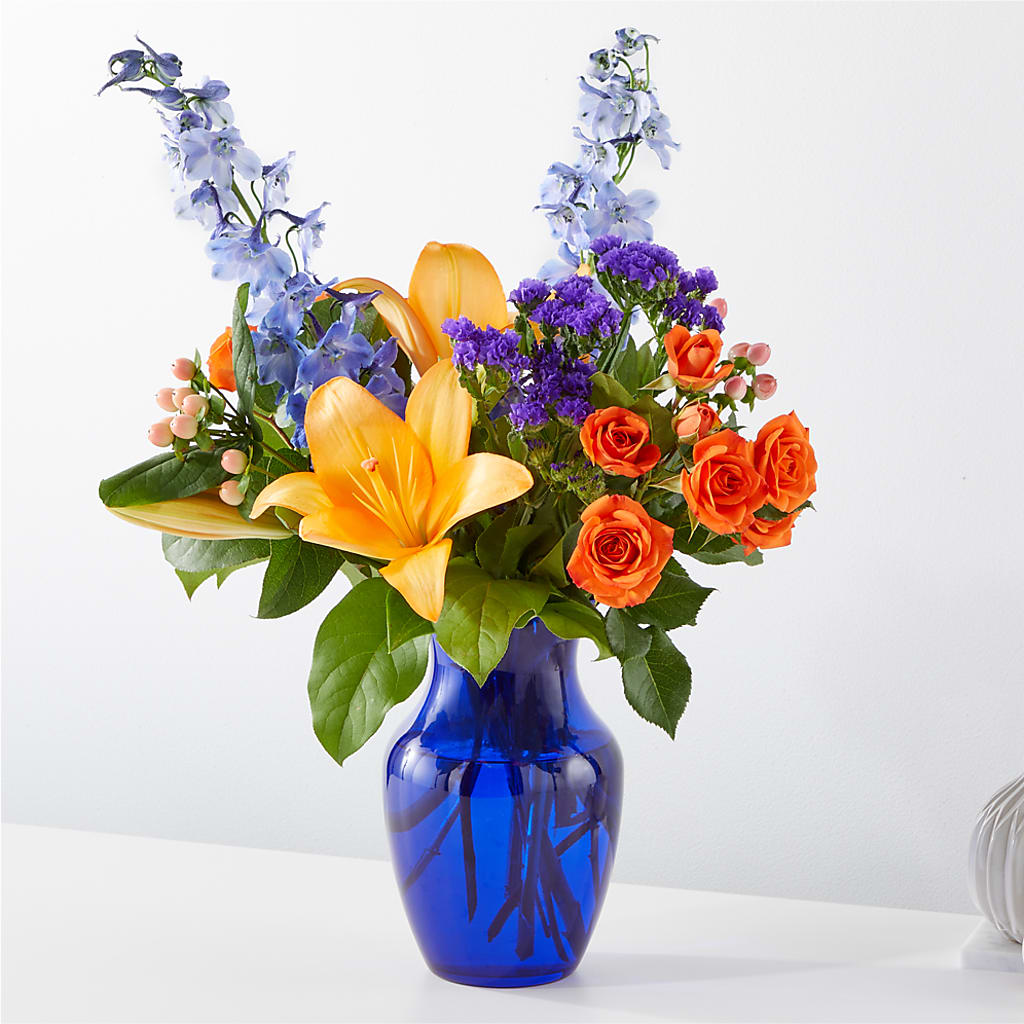 Radiant Citrus Bouquet –  Diamond Flower Shop, Reading PA