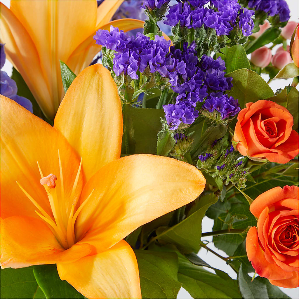 Radiant Citrus Bouquet –  Diamond Flower Shop, Reading PA