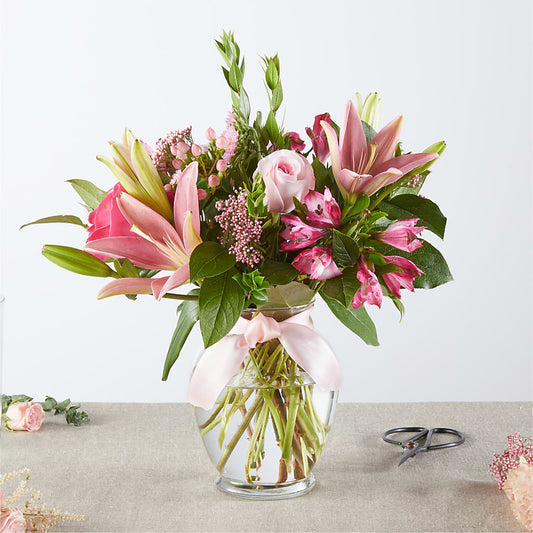 Pink Ribbon - A Florist Original –  Diamond Flower Shop, Reading PA