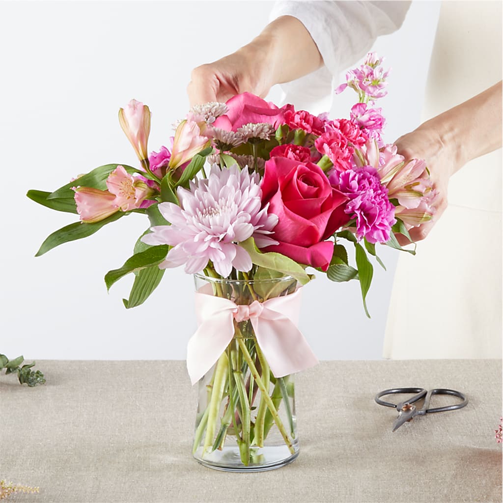 Pink Ribbon - A Florist Original –  Diamond Flower Shop, Reading PA