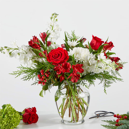 Merry Moment Bouquet – A Florist Original –  Diamond Flower Shop, Reading PA