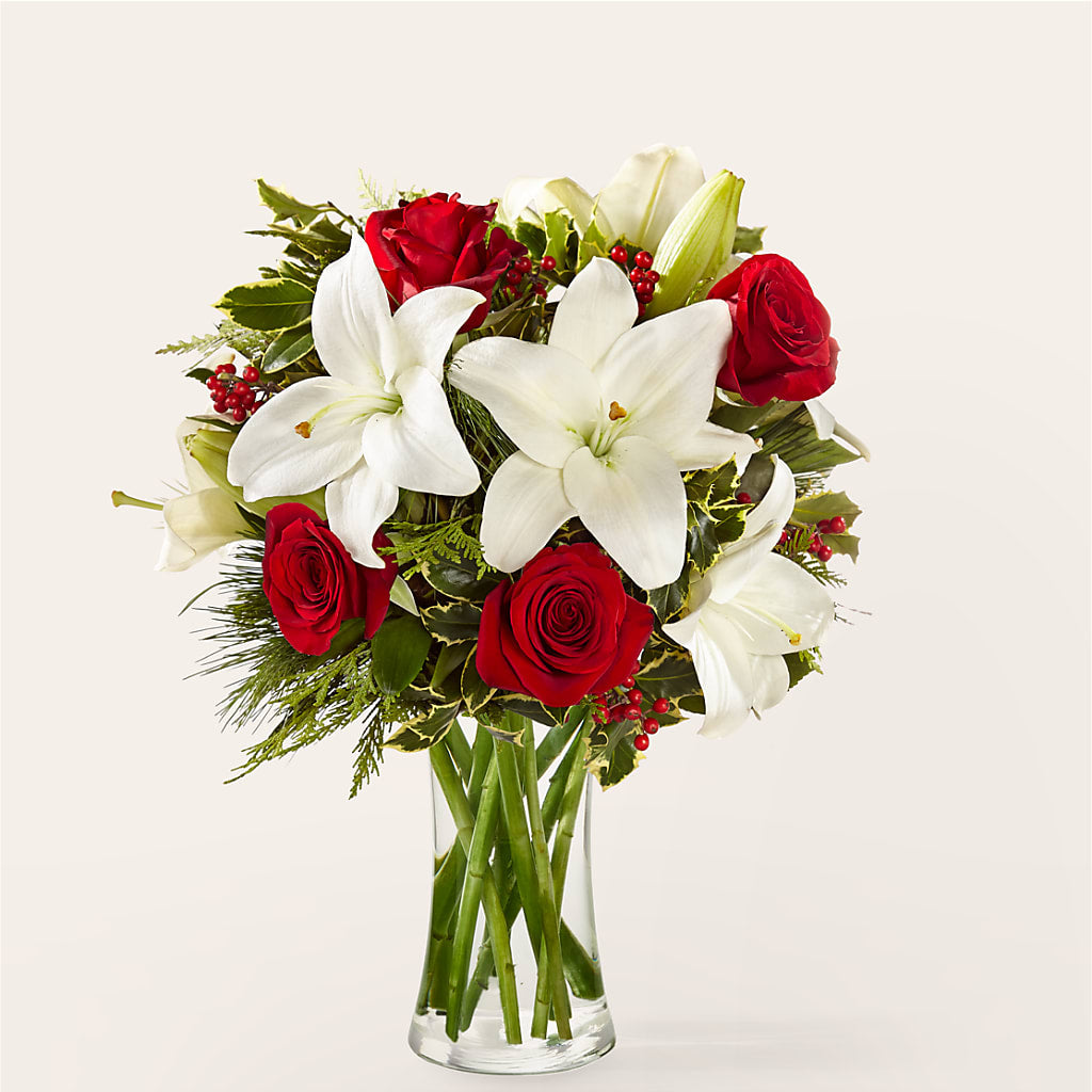 Sparkling Snowflakes Bouquet –  Diamond Flower Shop, Reading PA