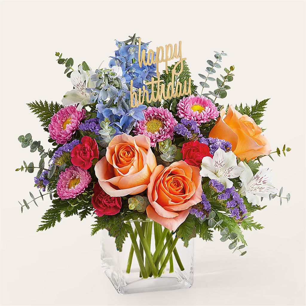 Birthday Bash Bouquet –  Diamond Flower Shop, Reading PA