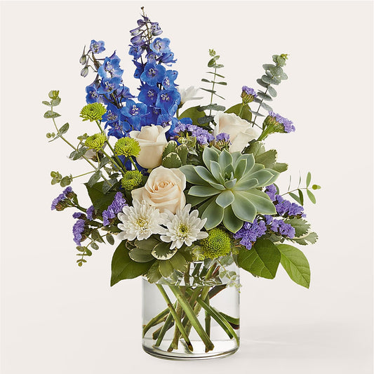 Cerulean Waves Bouquet –  Diamond Flower Shop, Reading PA
