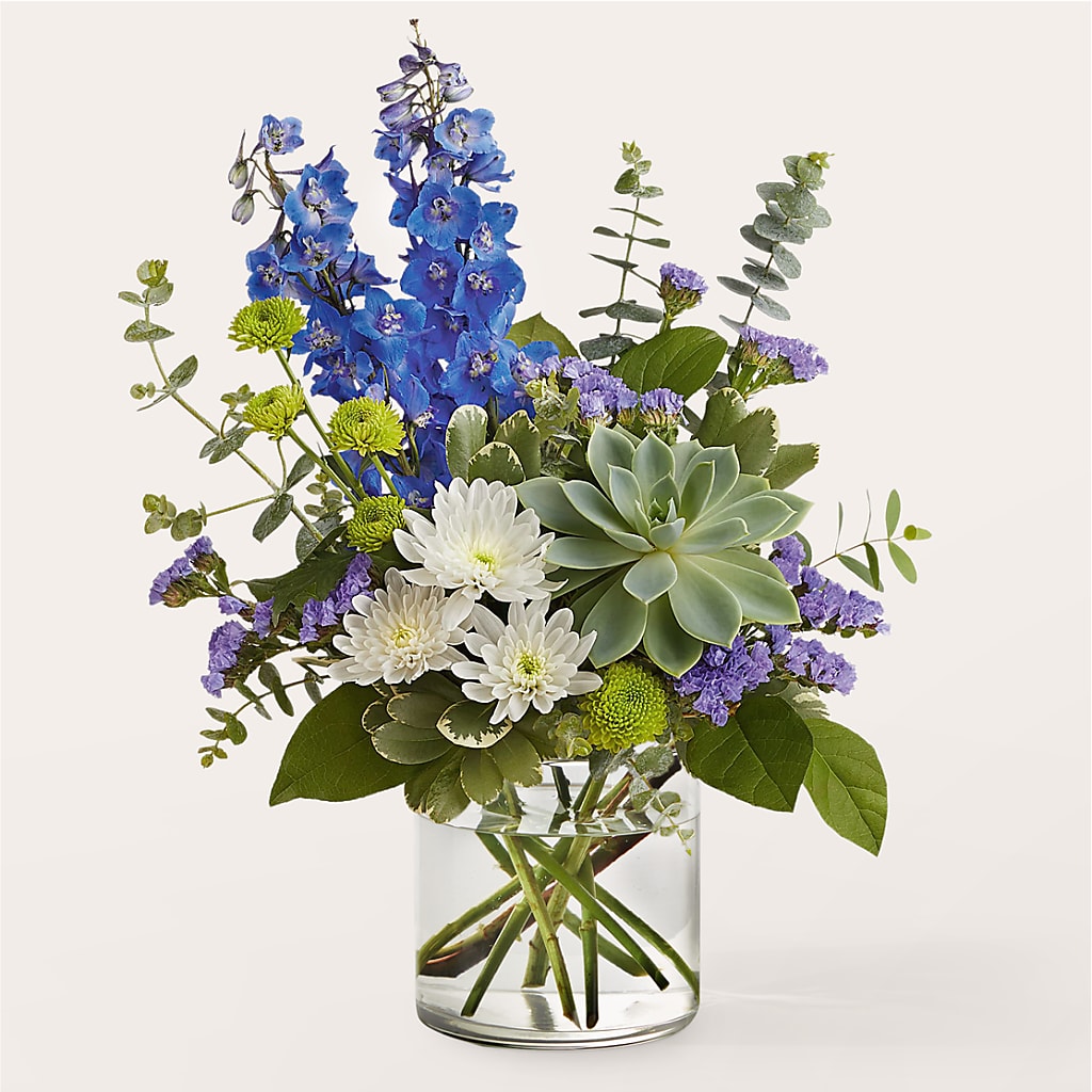 Cerulean Waves Bouquet –  Diamond Flower Shop, Reading PA