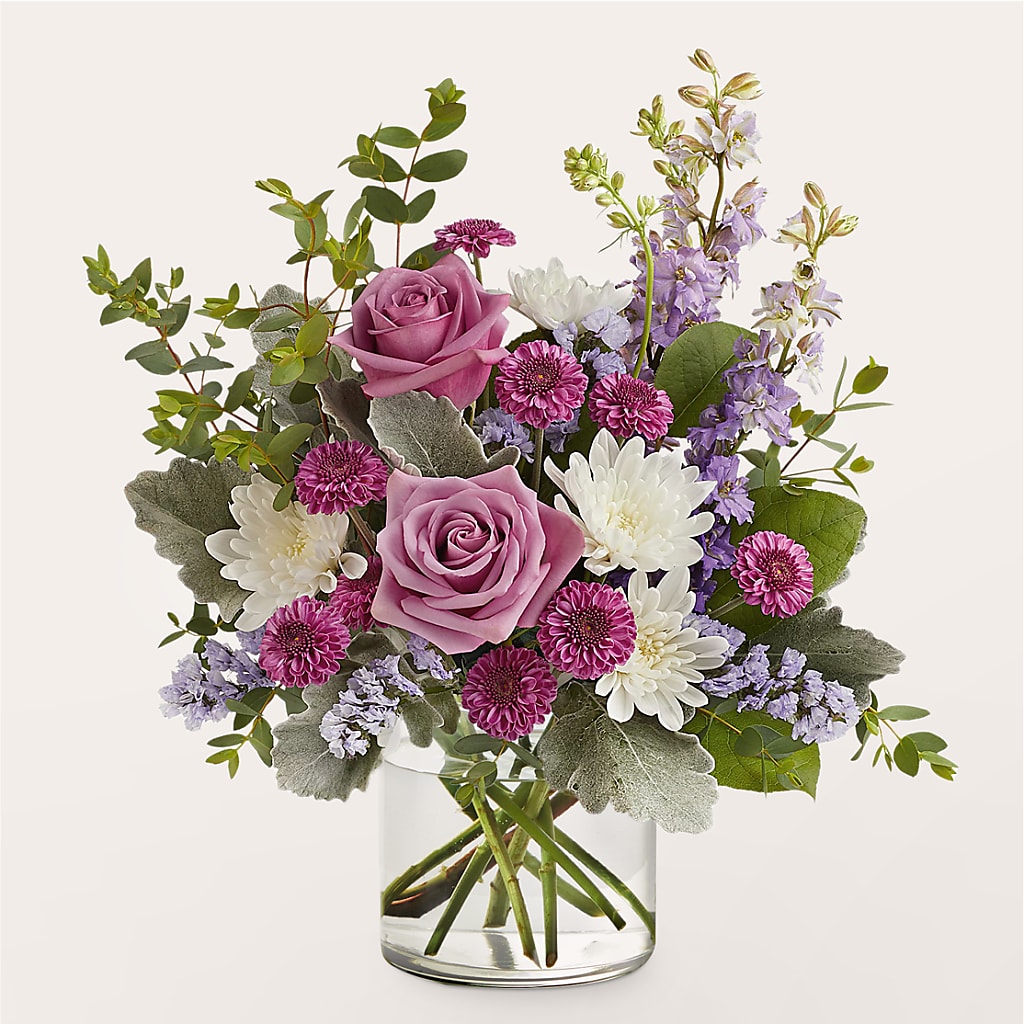 Violet Frost Bouquet –  Diamond Flower Shop, Reading PA