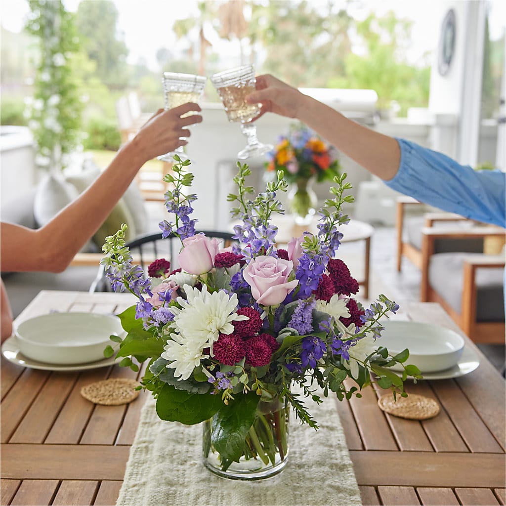 Violet Frost Bouquet –  Diamond Flower Shop, Reading PA