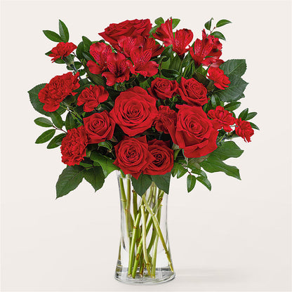 Brilliant Ruby Bouquet –  Diamond Flower Shop, Reading PA