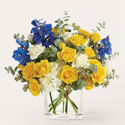 Sparkling Citrine Bouquet –  Diamond Flower Shop, Reading PA