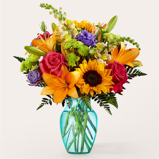 Double Rainbow Bouquet –  Diamond Flower Shop, Reading PA