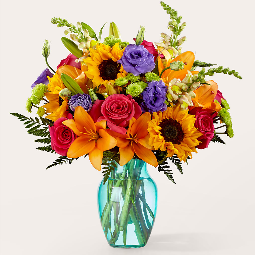 Double Rainbow Bouquet –  Diamond Flower Shop, Reading PA