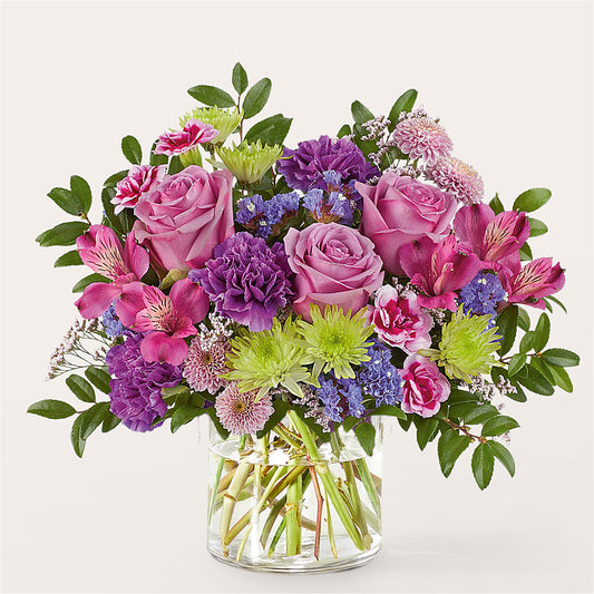 Glass Half Full Bouquet –  Diamond Flower Shop, Reading PA