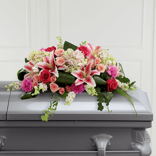 Splendid Grace Casket Spray –  Diamond Flower Shop, Reading PA