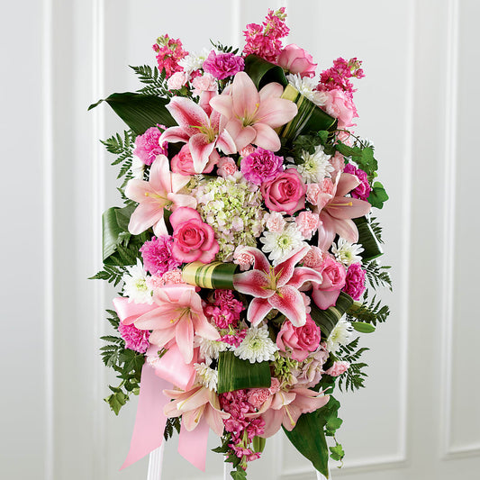 Comforting Standing Spray –  Diamond Flower Shop, Reading PA