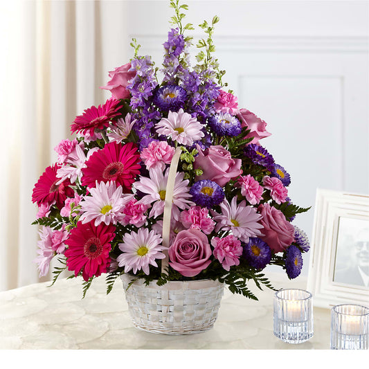 Pastel Peace Basket –  Diamond Flower Shop, Reading PA