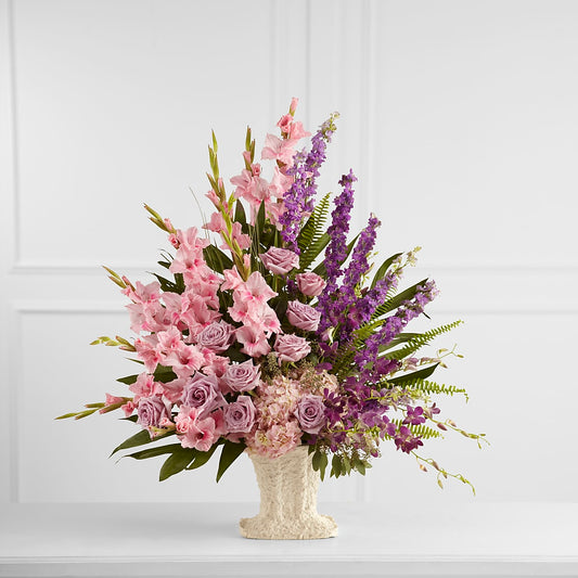 Flowing Garden Arrangement –  Diamond Flower Shop, Reading PA
