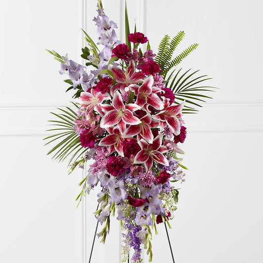 Tender Touch Standing Spray –  Diamond Flower Shop, Reading PA