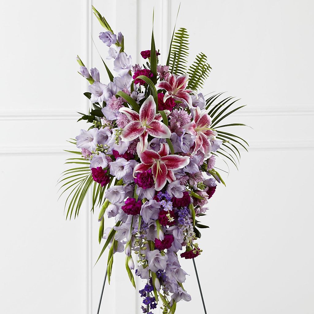 Tender Touch Standing Spray –  Diamond Flower Shop, Reading PA