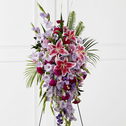 Tender Touch Standing Spray –  Diamond Flower Shop, Reading PA