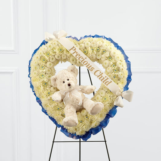 Precious Child Standing Heart –  Diamond Flower Shop, Reading PA