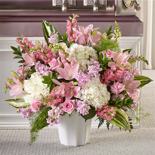 Simply Serene Floor Basket –  Diamond Flower Shop, Reading PA