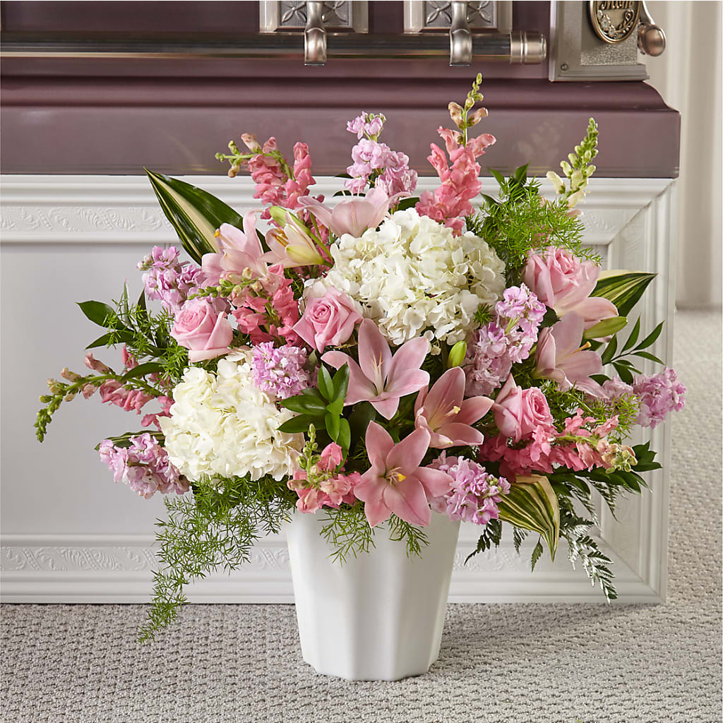 Simply Serene Floor Basket –  Diamond Flower Shop, Reading PA