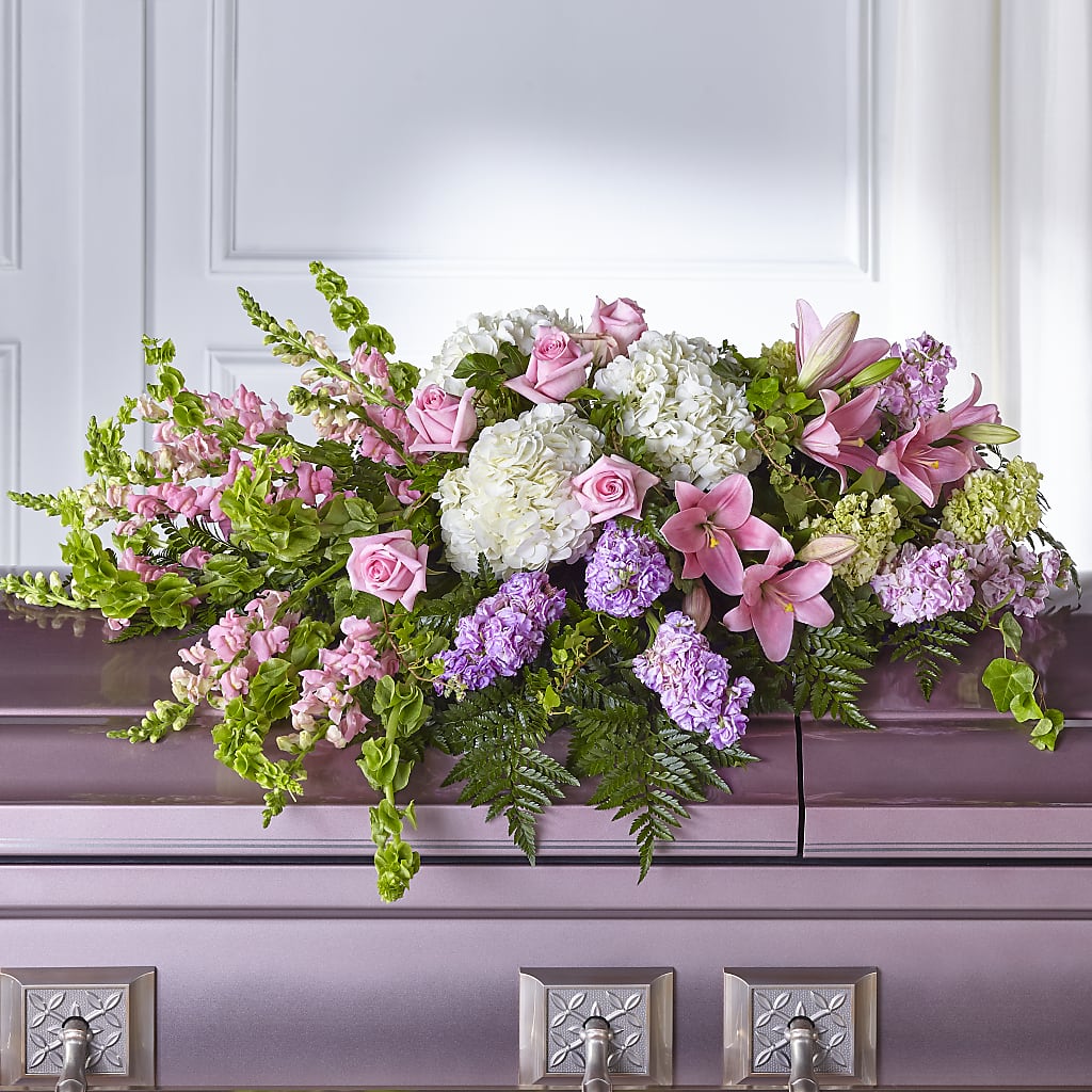 Life's Gratitude Casket Spray –  Diamond Flower Shop, Reading PA
